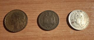 LOTE MONEDAS PESETAS VARIOS AÑOS