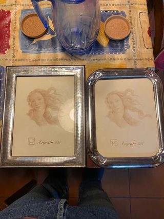 Cornici portafoto in argento 925