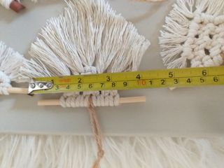Arazzo macrame da parete auto sul mobile Set  Boho