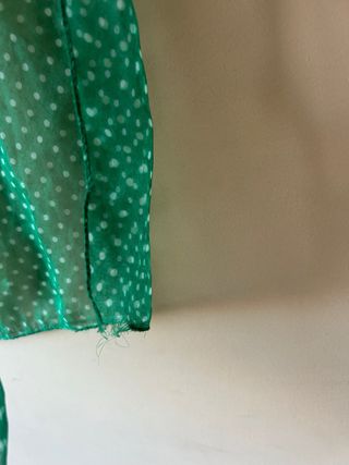 Pañuelo verde y blanco Sevillanas y flamenc