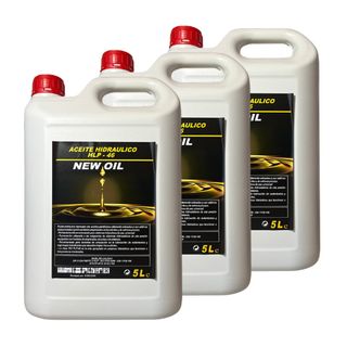 Pack 3x Newoil aceite hidraulico HLP 46 5L
