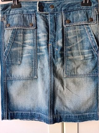 Minigonna jeans