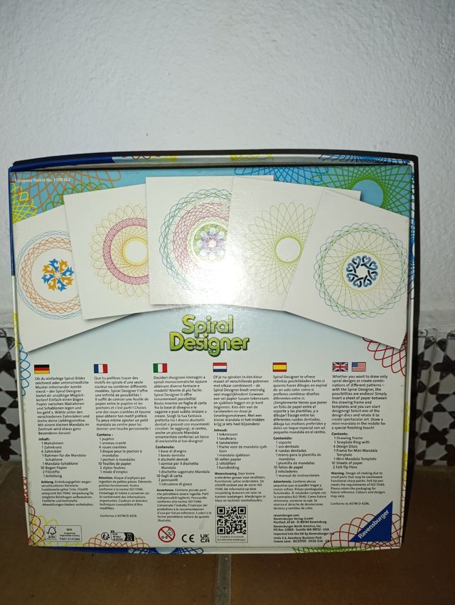 Juego dibujo Spiral Designer