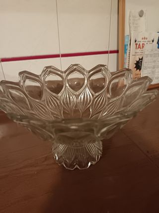 Alzata in vetro vintage