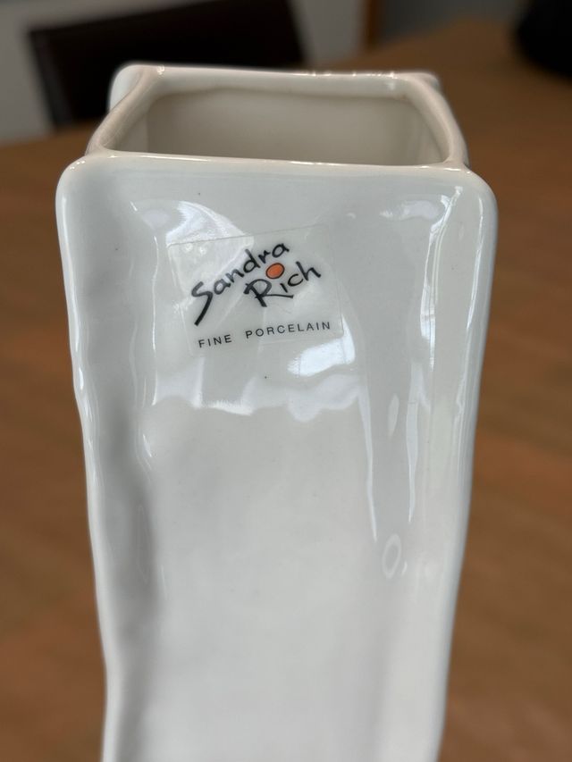 Jarrón de porcelana Sandra Rich