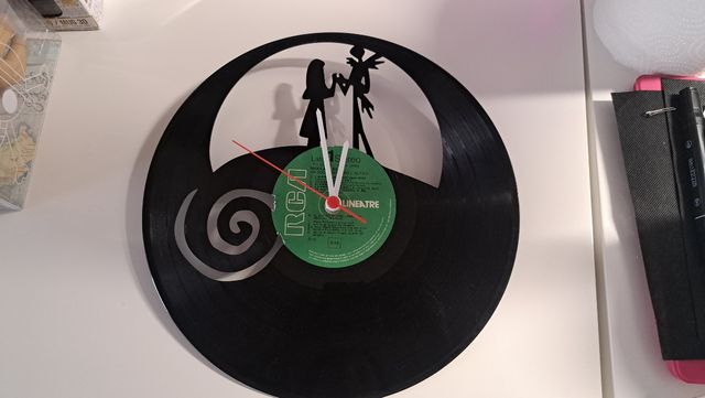 Reloj Vinilo Pesadilla antes de Navidad