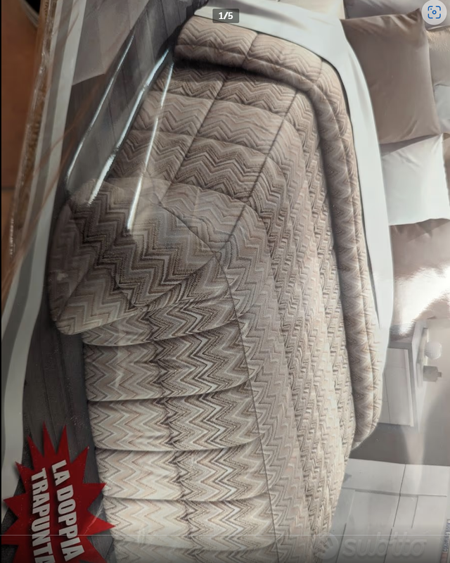 Trapunta letto 1 piazza beige Laura Biasi