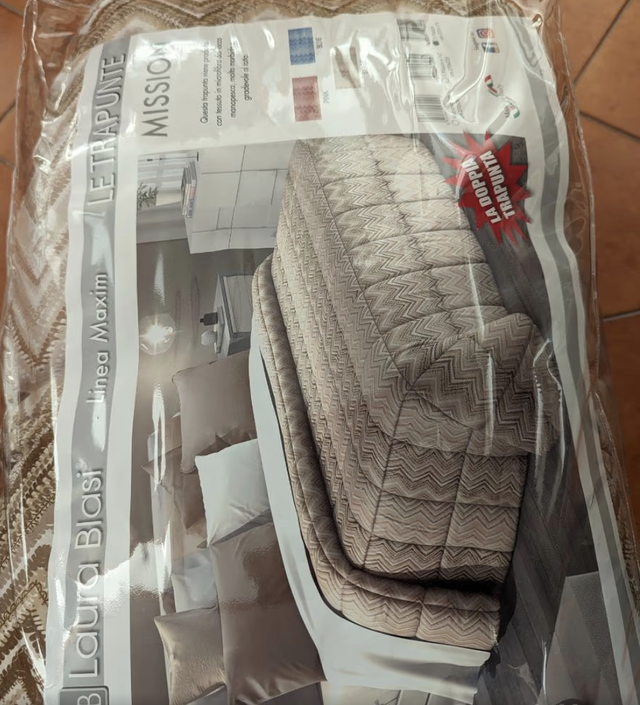 Trapunta letto 1 piazza beige Laura Biasi