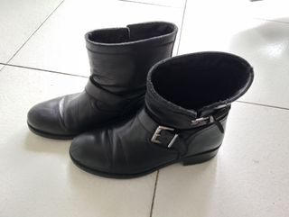 Botines de piel