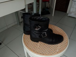 Botines de piel