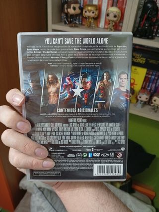 La liga de la justicia DC DVD