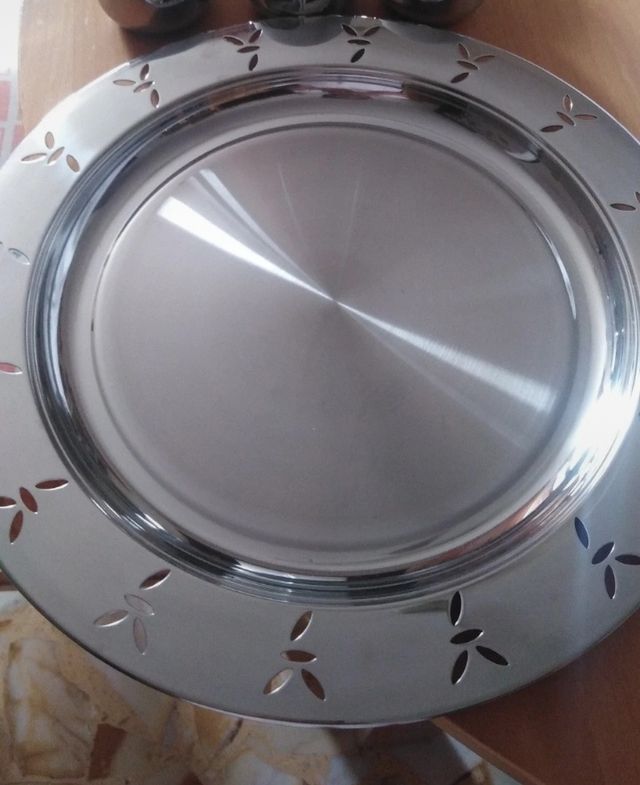 Vassoio e 6 coppe AMC