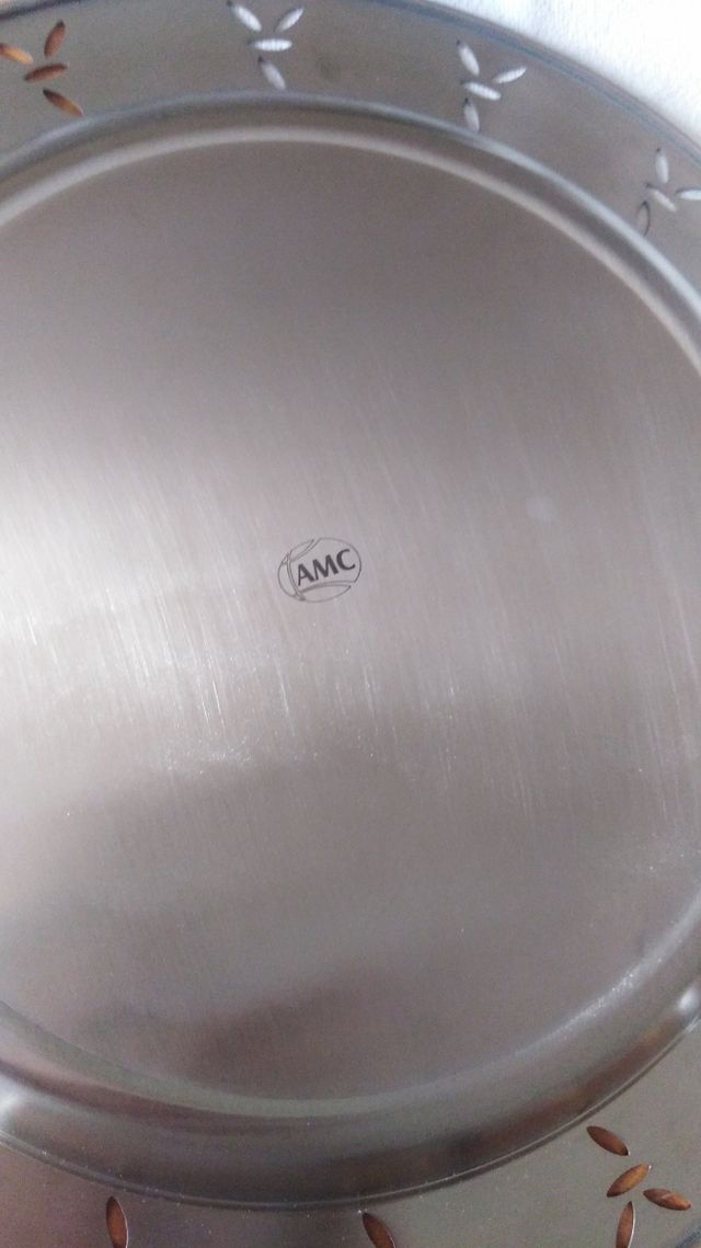 Vassoio e 6 coppe AMC