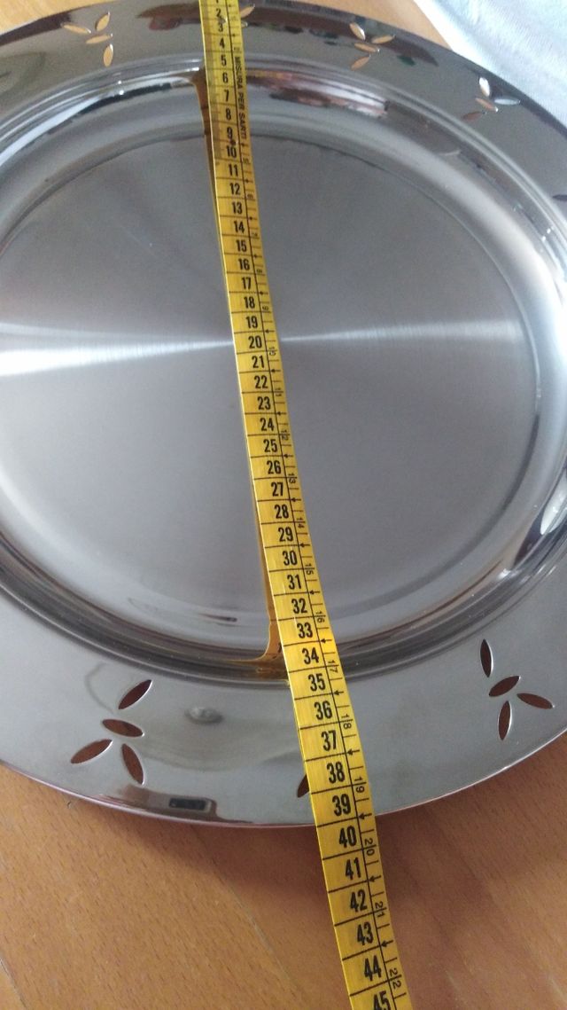 Vassoio e 6 coppe AMC