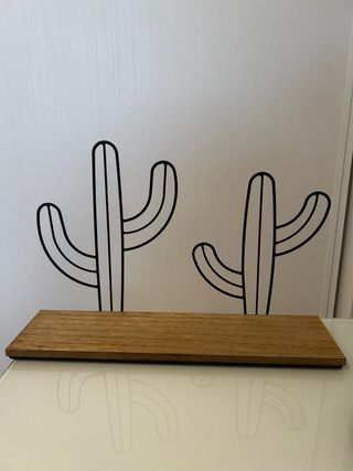 Estanteria decorativa cactus