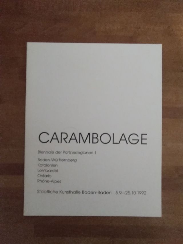Carambolage: Biennale der Partnerregionen 1