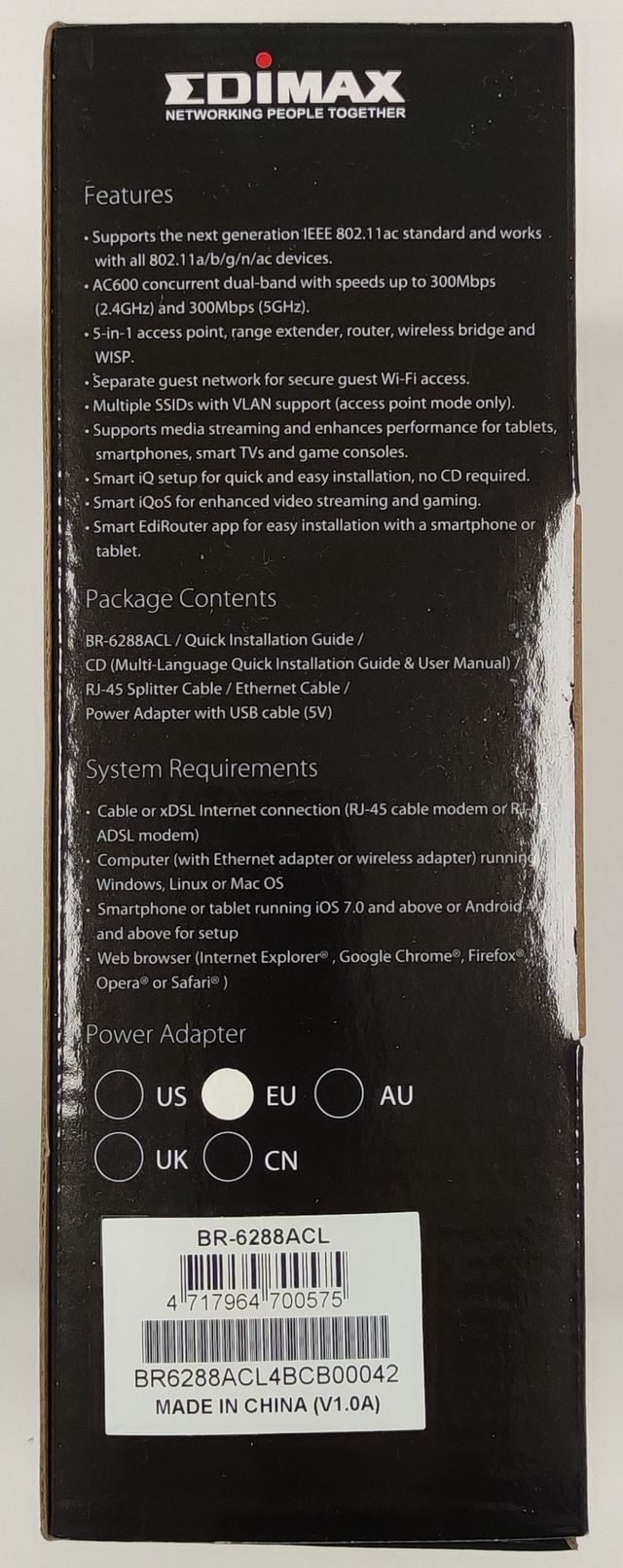 Rúter Wifi Multifunción 5 en 1 Edimax AC600