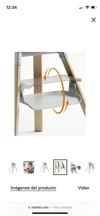 Trona evolutiva Stokke clikk y cojin Stokke 