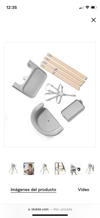 Trona evolutiva Stokke clikk y cojin Stokke 