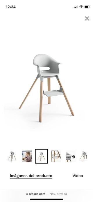 Trona evolutiva Stokke clikk y cojin Stokke 