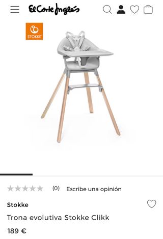 Trona evolutiva Stokke clikk y cojin Stokke 