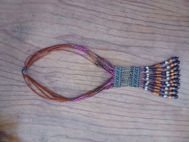 Collar étnico vintage de los 70