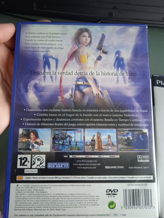 Juego Final Fantasy X-2 Ps2 completo