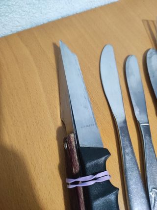 Lote cubiertos 21 viezas variados acero inoxidable