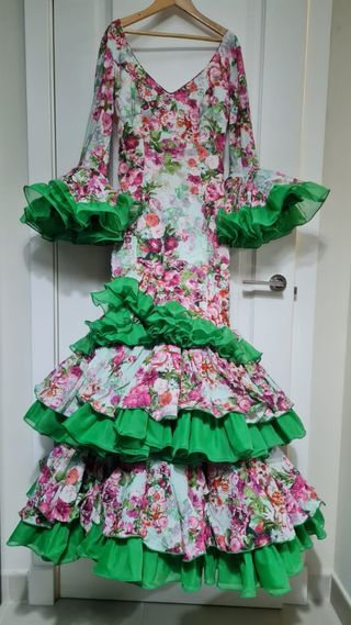 Traje de gitana flamenca mujer