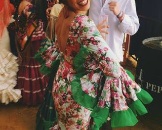 Traje de gitana flamenca mujer