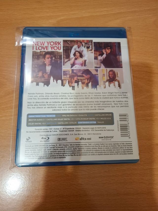 Bluray New York i love you