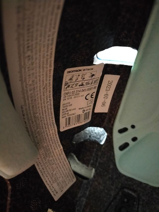 Casco protección niños