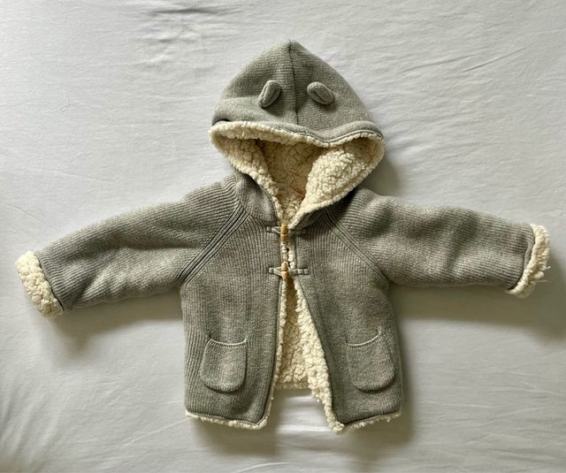 Abrigo borreguito bebe  Mango