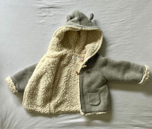 Abrigo borreguito bebe  Mango