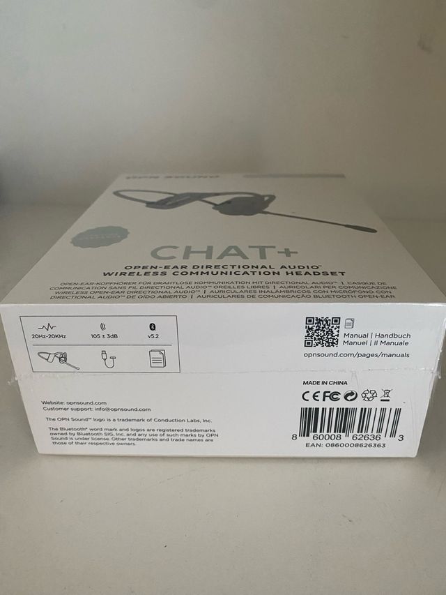 OPN SOUND Chat Auriculares de Audio direccionales 