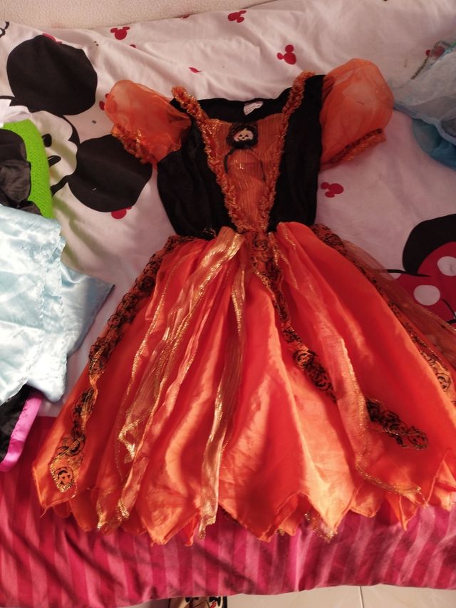 Disfraz princesa calabaza