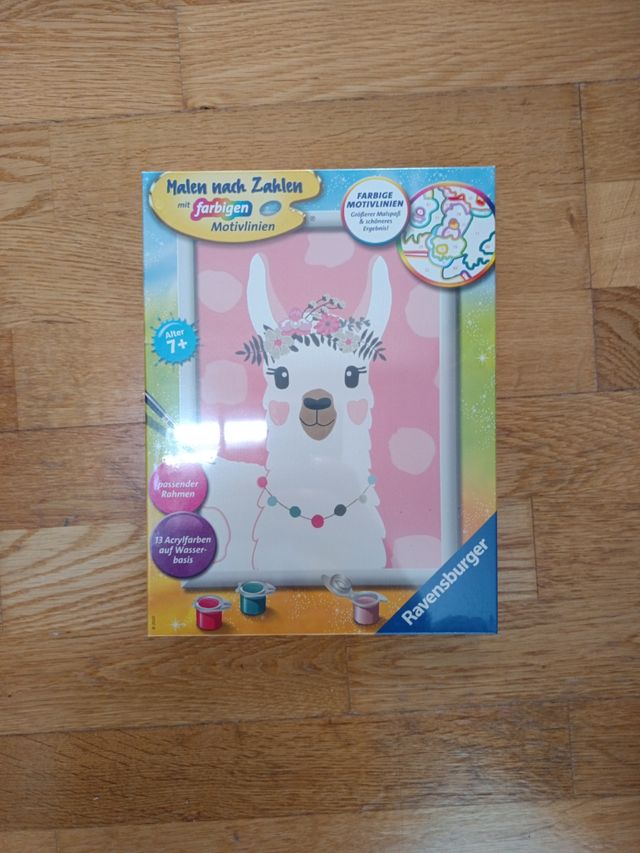 Cuadro para pintar llama nuevo