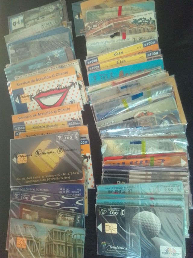 TARJETAS TELEFONICA.