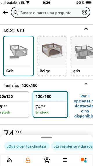 Parque infantil XXL en perfecto estado