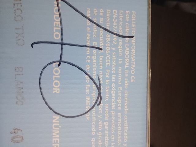 Zuecos blancos TXO talla 40 NUEVOS