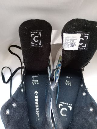 Converse botas metalizadas Talla 37