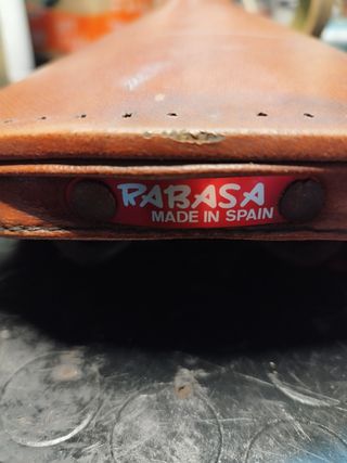 Sillín bicicleta antigua vintage rabasa