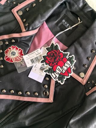 Chaqueta vintage motera, mara guees.