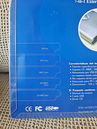 Lector de tarjetas nuevo 