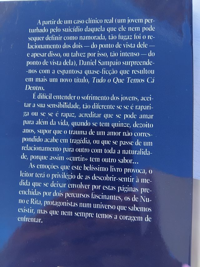 Tudo o Que Temos Cá Dentro Daniel Sampaio