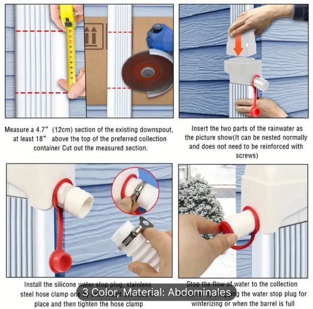 Sistema/kit recoleccion agua de lluvia