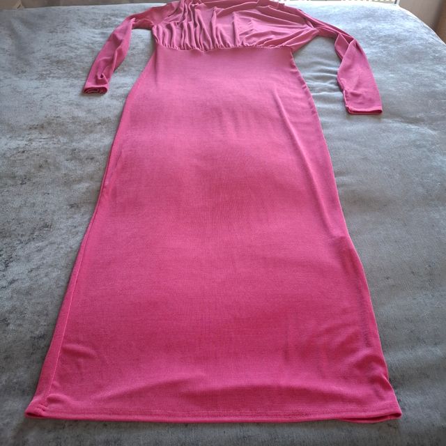 Vestido fucsia