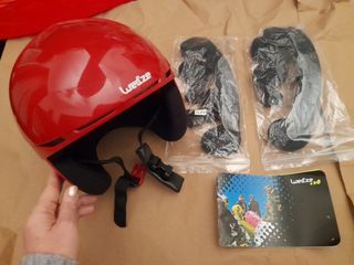 Casco snowboard rosso Wed'ze