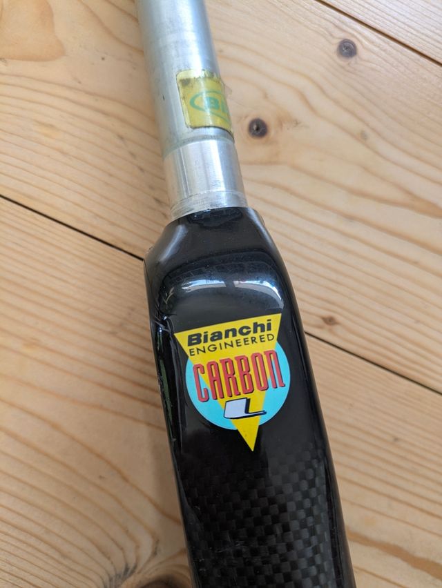 Bianchi forcella Carbon L 1" usata