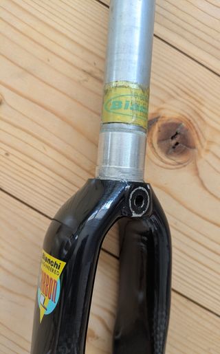 Bianchi forcella Carbon L 1" usata